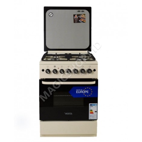 Aragaz combinat Vesta GC-E6060iCTg/BE Aragaz combinat Vesta GC-E6060iCTg/BE